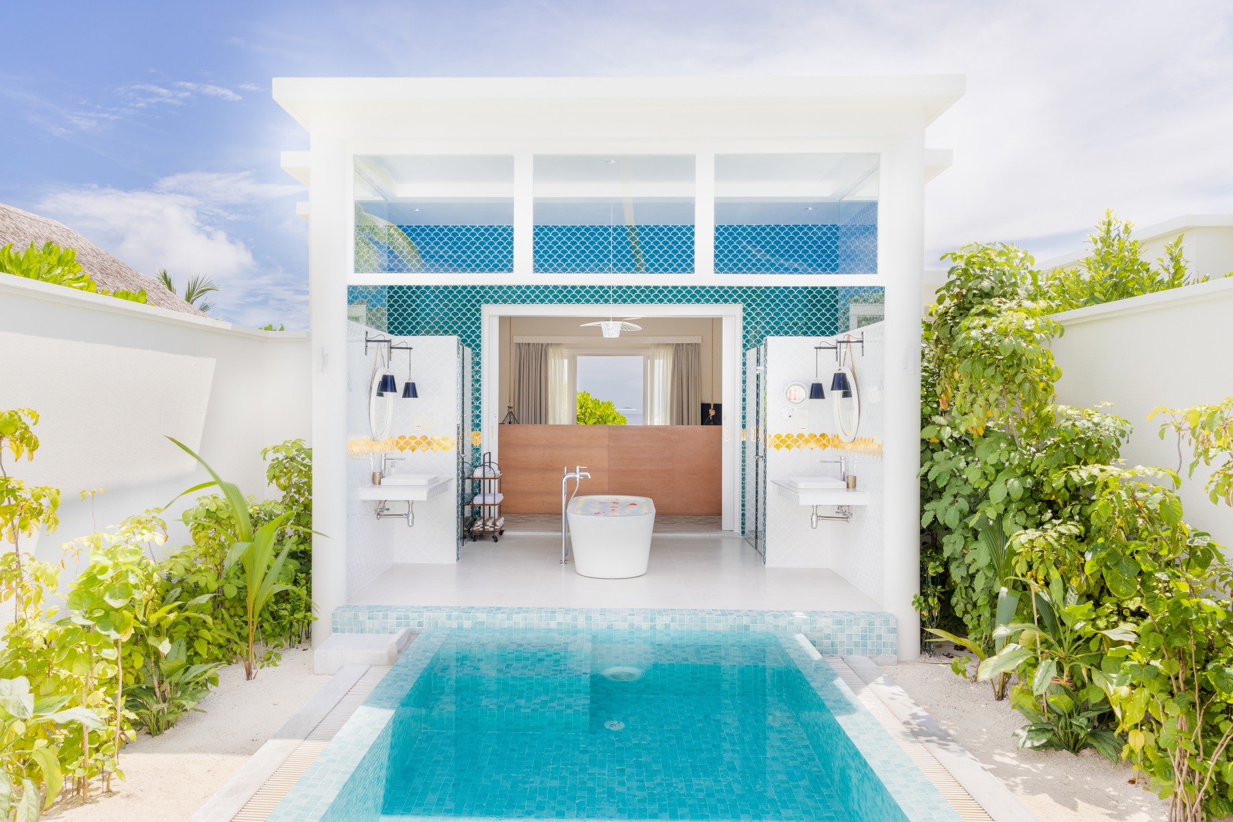 Grand Beach Villa avec Piscine